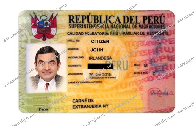 Peru residence permit